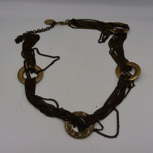 Calvin Klein Gold Tone Chain Belt Y2K 44"